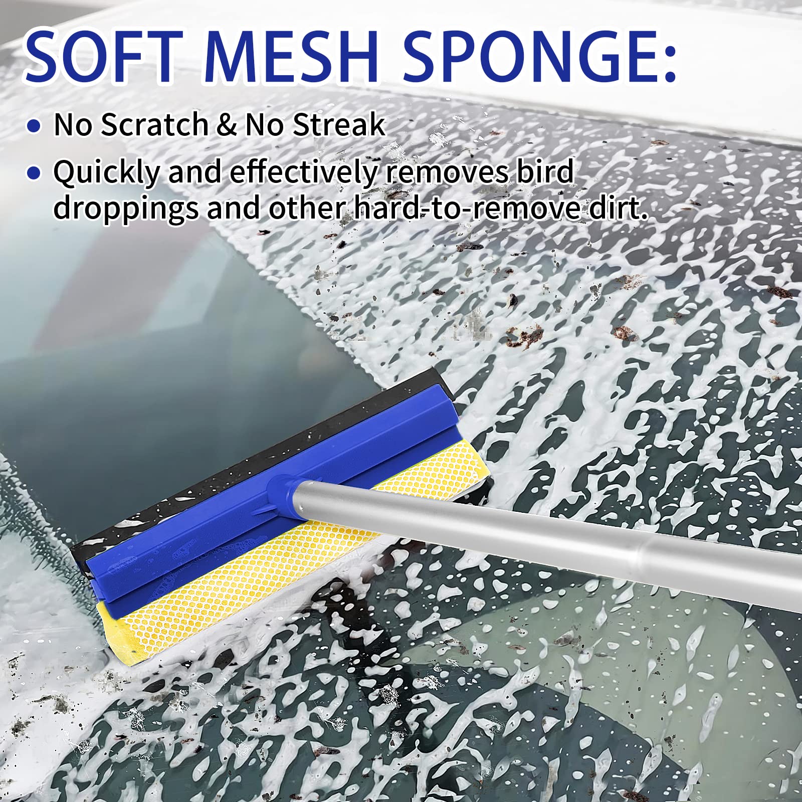 Wontolf microfiber mop head chenille close-up demonstrating scratch-free lifting of dirt