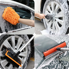 Wontolf rubber squeegee clearing windshield water for streak-free visibility