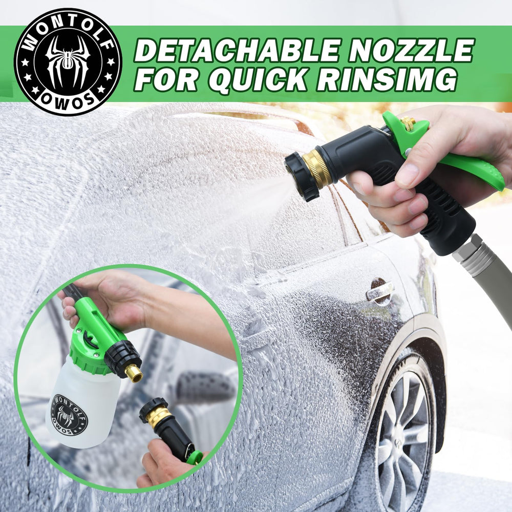 Wontolf wheel brush closeup removing grime from tire grooves effectively