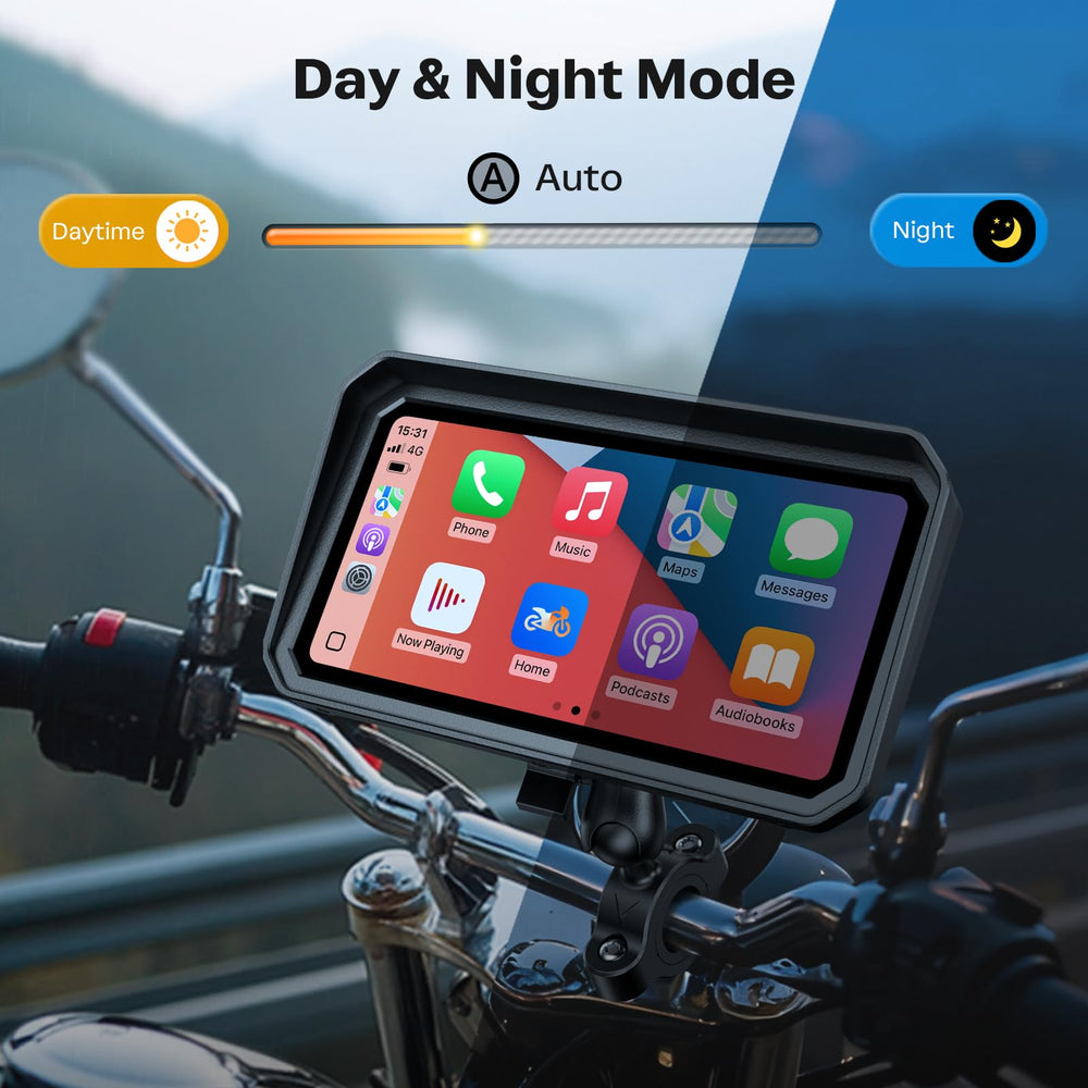 WonVon paired with helmet headset demonstrating Bluetooth audio convenience