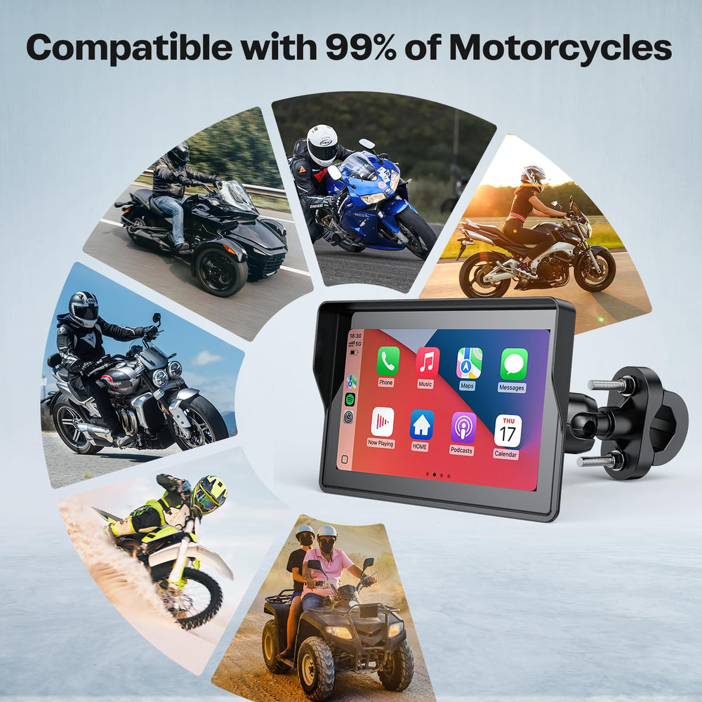 WonVon display beside a rider's hand showing compact size and easy reach