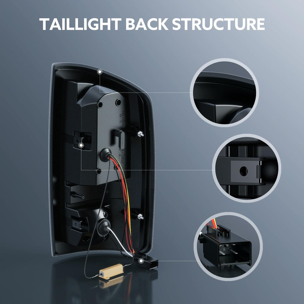 WonVon taillight illuminated at night showing bright LED visibility for safety