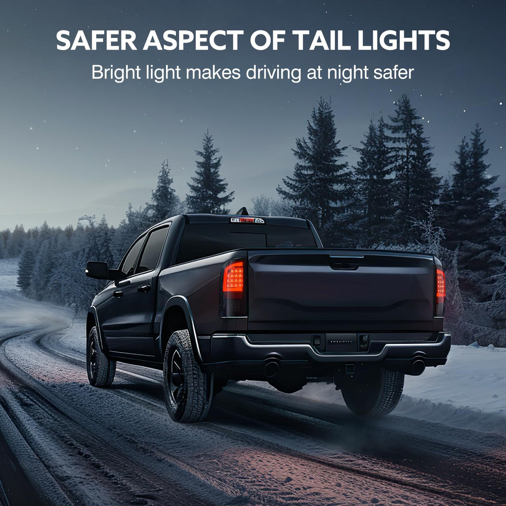 WonVon side profile of taillight showing contour match to truck body for OEM look