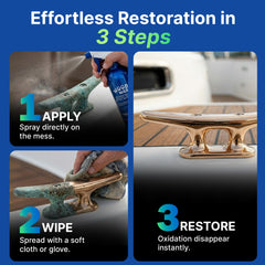 Woody Wax on boat deck creating non-skid texture for improved safety