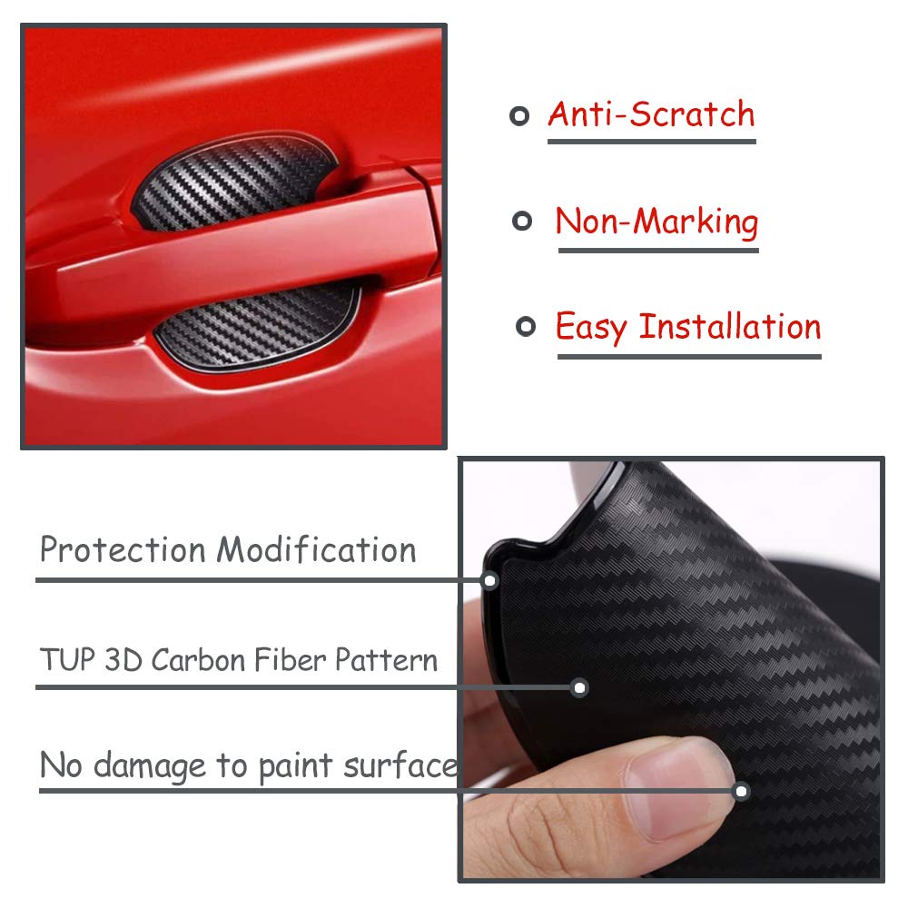 WORCAS close-up of 3D carbon fiber texture highlighting scratch resistance