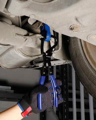 WORKPRO ergonomic PVC-coated handle detail for comfortable non-slip grip