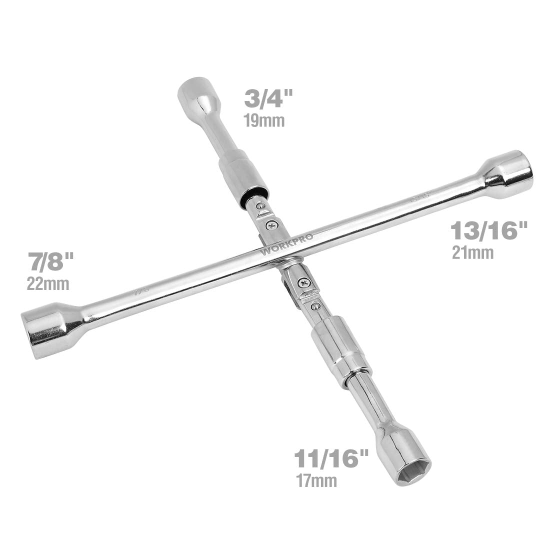 WORKPRO hinge close-up showing secure lock and durable construction