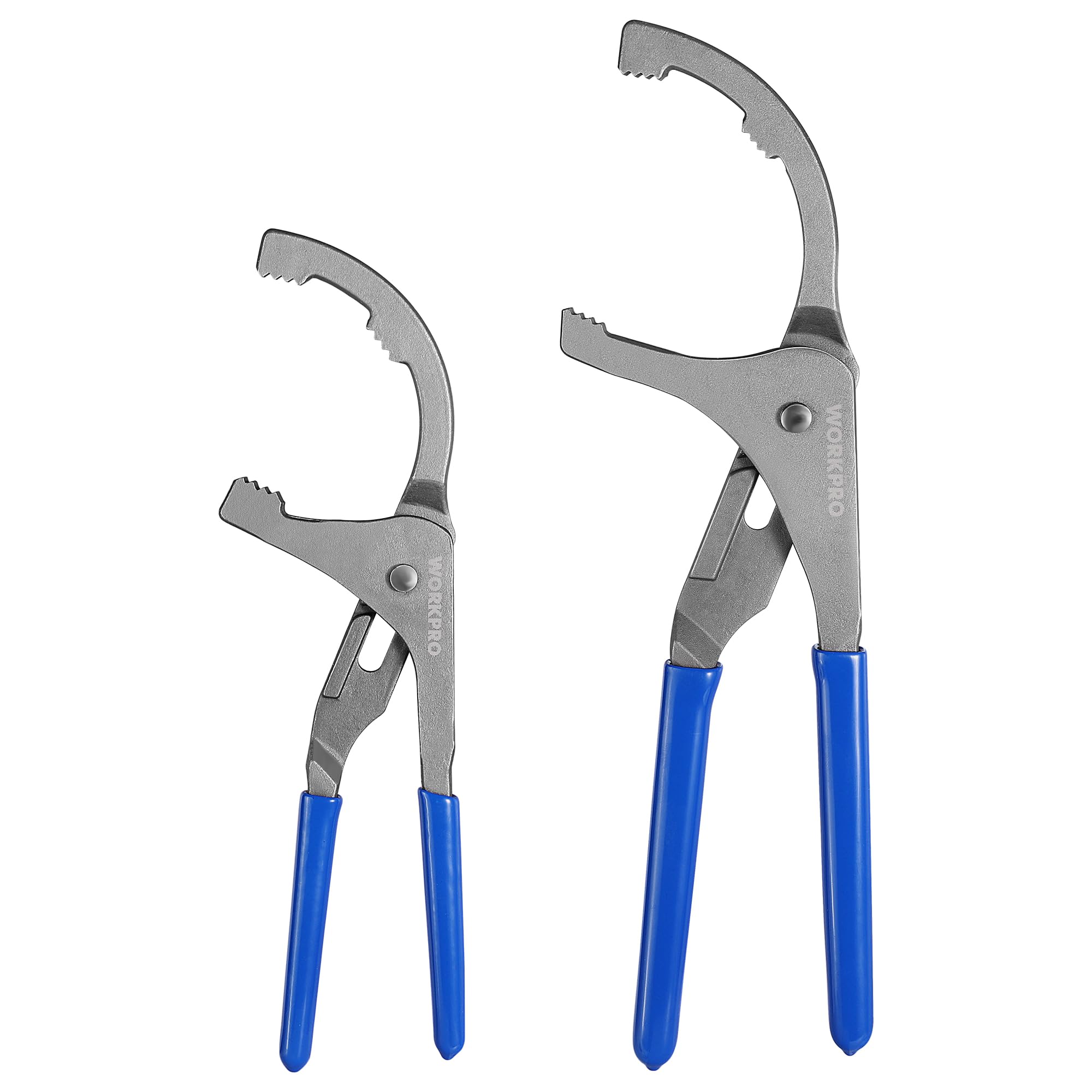 WORKPRO front view of 9 and 12 inch wrenches showing full kit and versatility