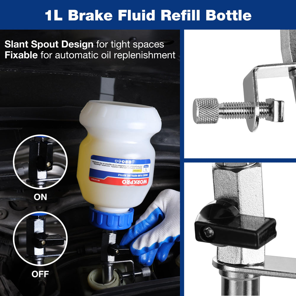 WORKPRO metal joints and aluminum alloy outlet demonstrating durable corrosion-resistant parts