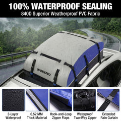 WORKPRO side profile installed on SUV demonstrating secure fit and extra cargo room