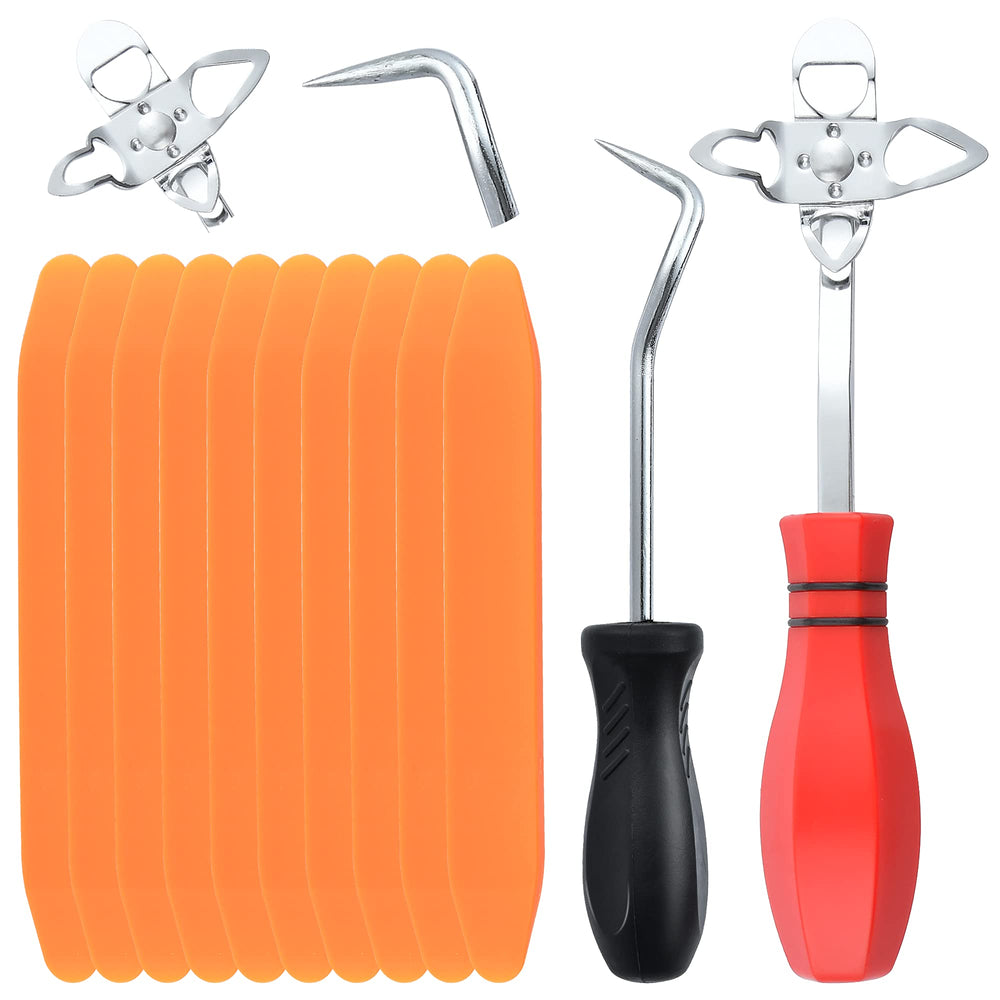 Worldity front packaging showing the full 12-piece windshield tool kit for easy selection