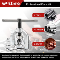 Wostore close-up of seven 45° adapters providing precise size fitment