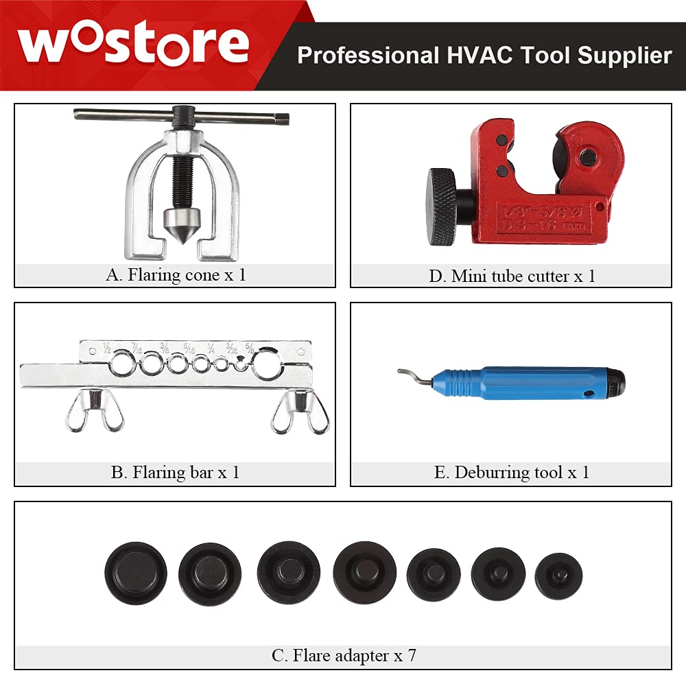 Wostore open molded case layout organized for quick access and transport