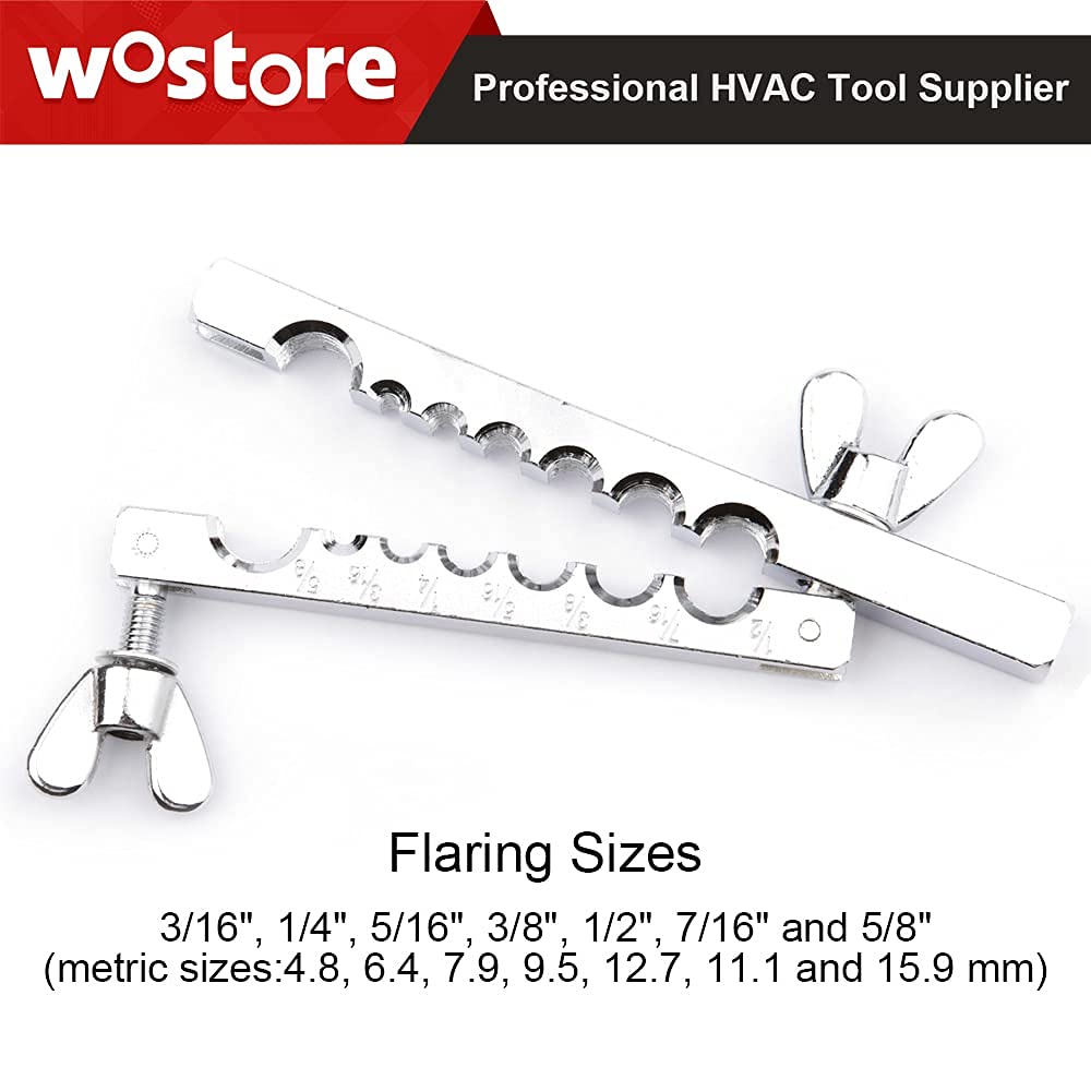 Wostore yoke and chrome-plated swivel detail for low-friction durability