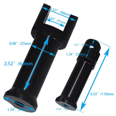 WOWTK close-up gloss-black finish highlighting durable coating and clean appearance