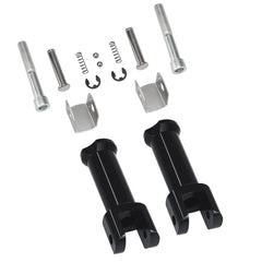 WOWTK front view footpeg supports showing shape and fit benefit easy replacement