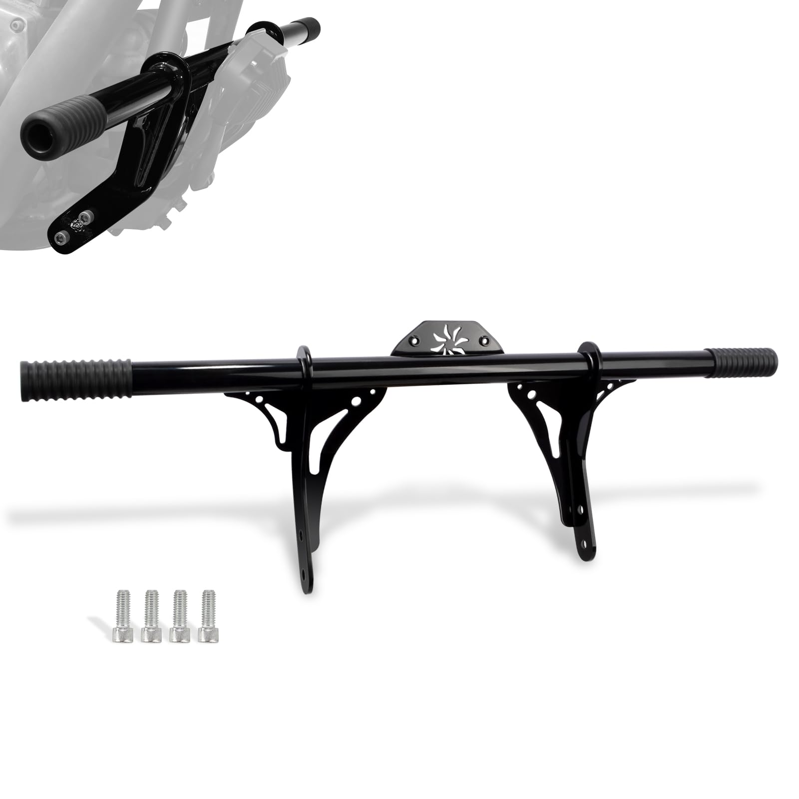 WOWTK front view of crash bar showing full width and protective reach