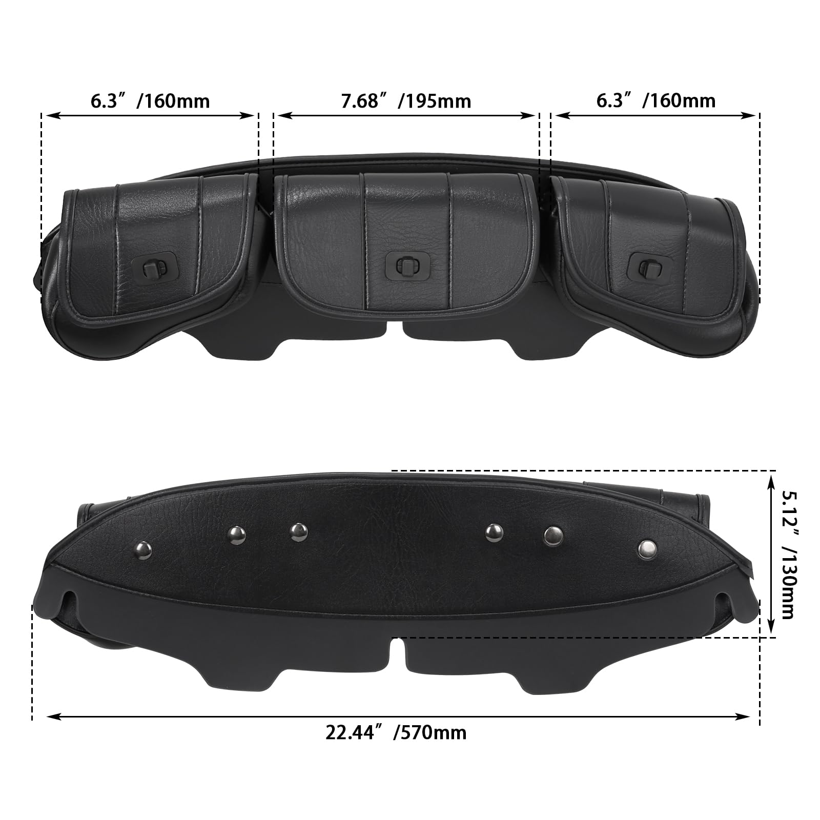 WOWTK open pockets with phone and sunglasses organized for quick reach