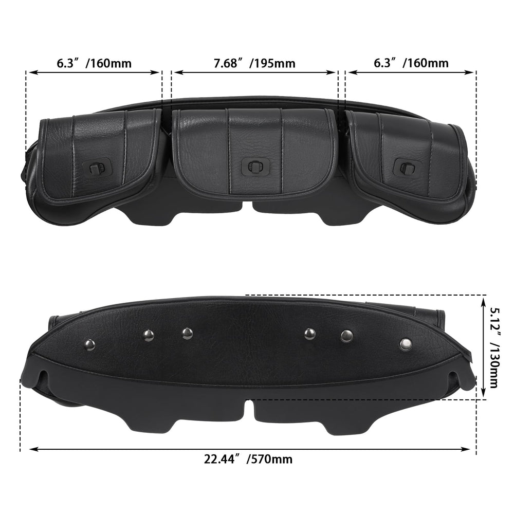 WOWTK open pockets with phone and sunglasses organized for quick reach