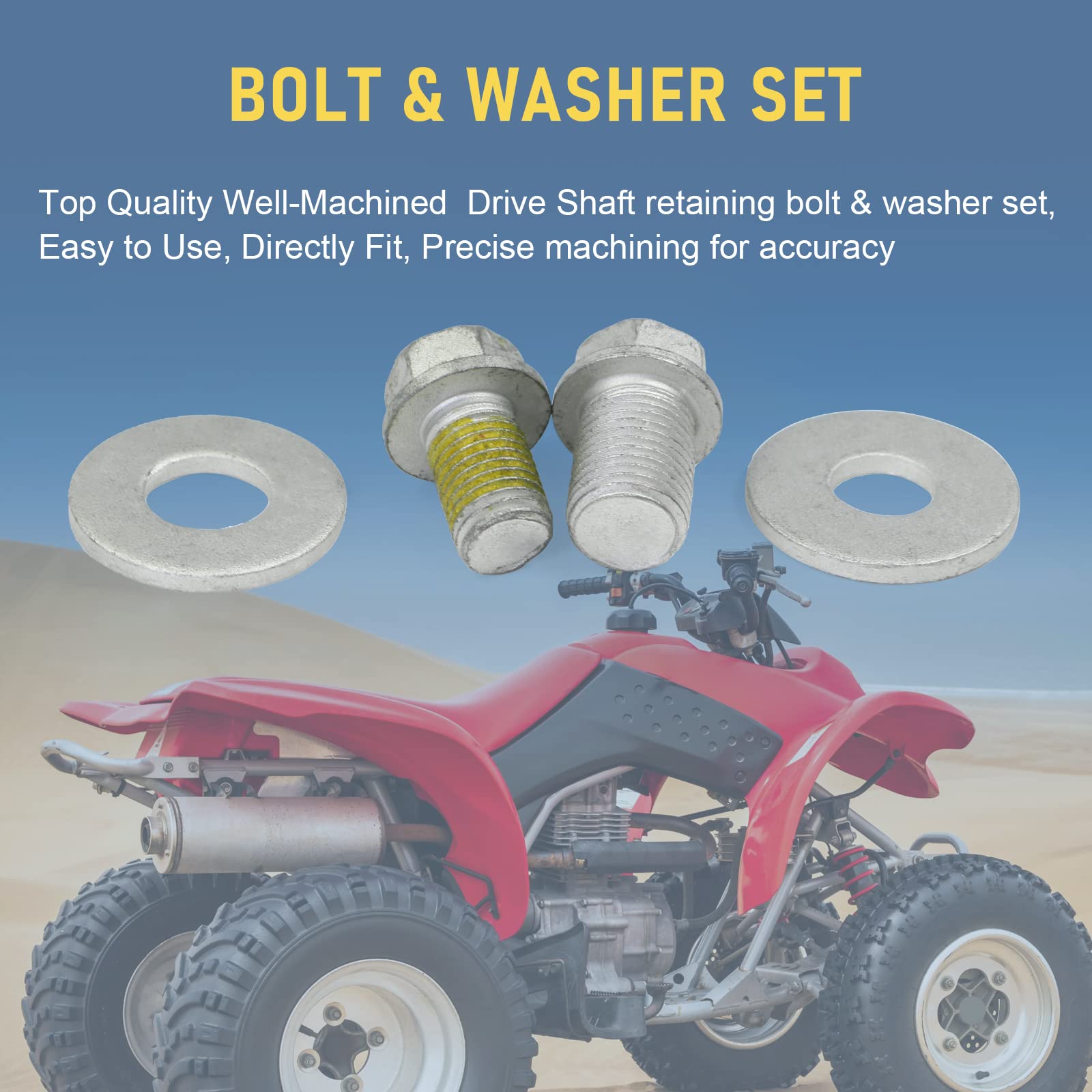 WOWYZL close-up of bolt threads and precision machining for secure fit