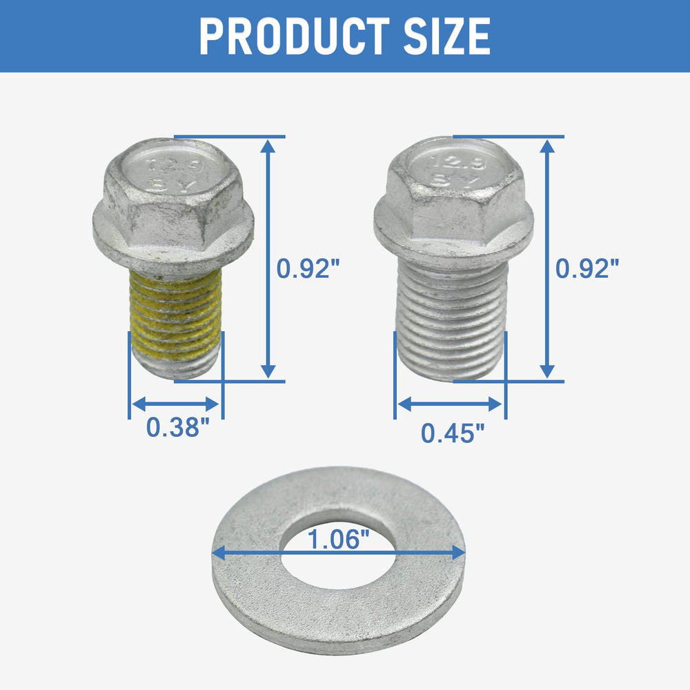 WOWYZL machined bolt head and markings for identification and durability
