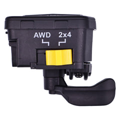 WQSING thumb throttle front view showing fit and shape for easy replacement