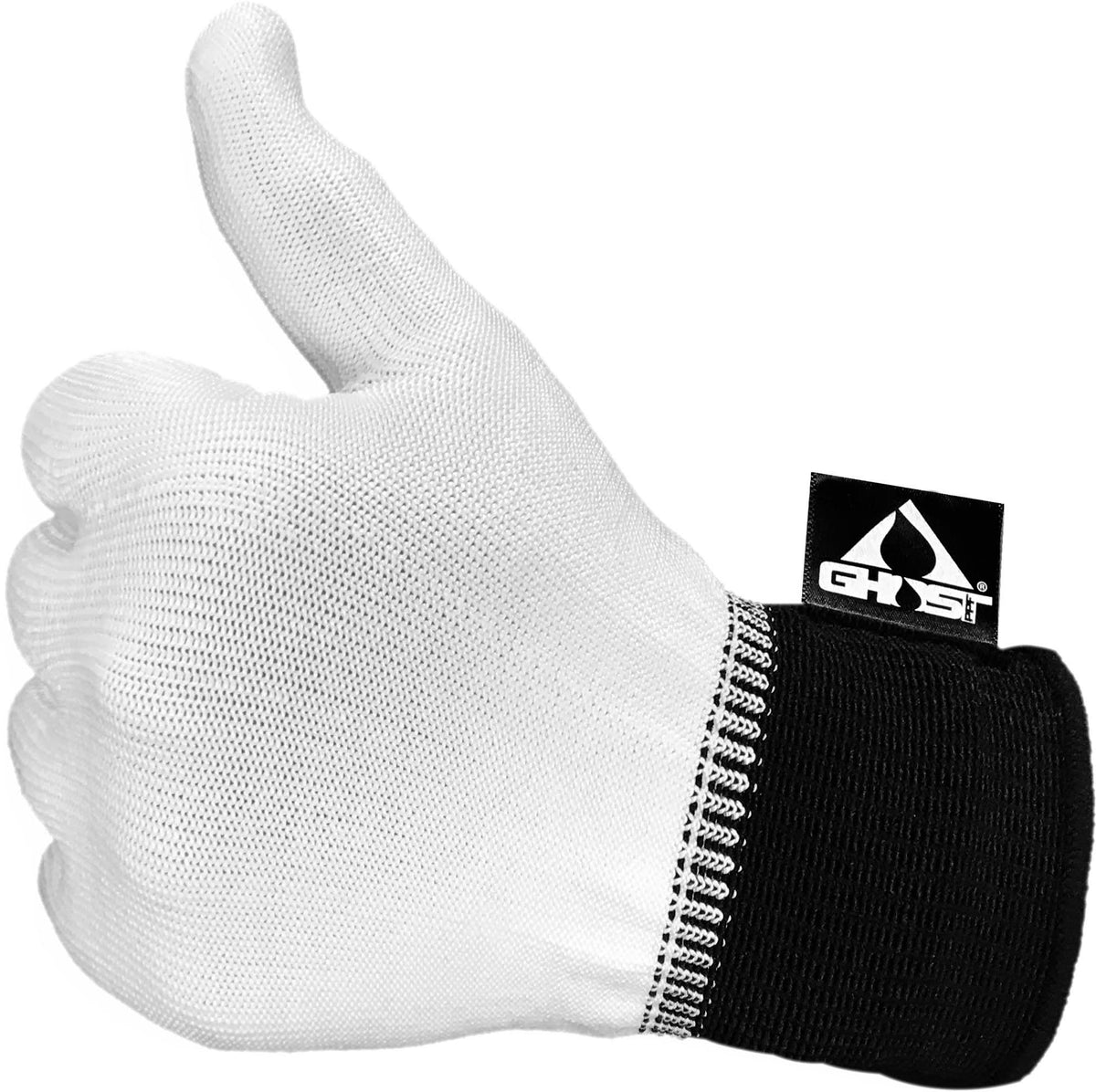 WrapGlove Ghost Glove front view showing glove shape and fit benefit