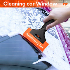 WRAPXPERT 5-inch squeegee rubber blade close-up for smooth, scratch-free wiping