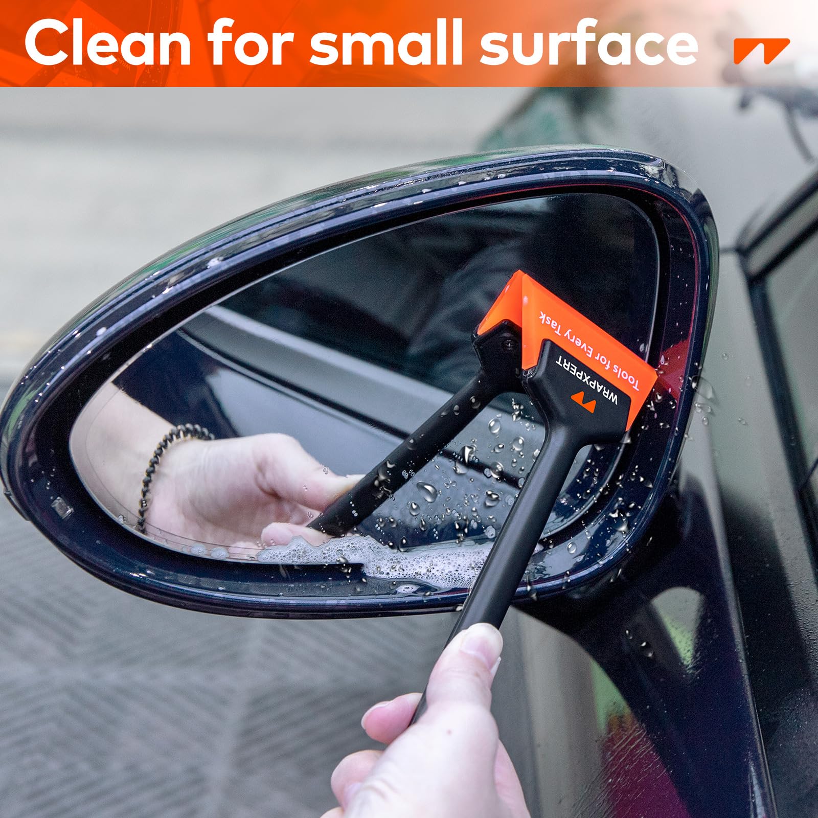 WRAPXPERT smoothing window tint on rear glass yielding bubble-free film