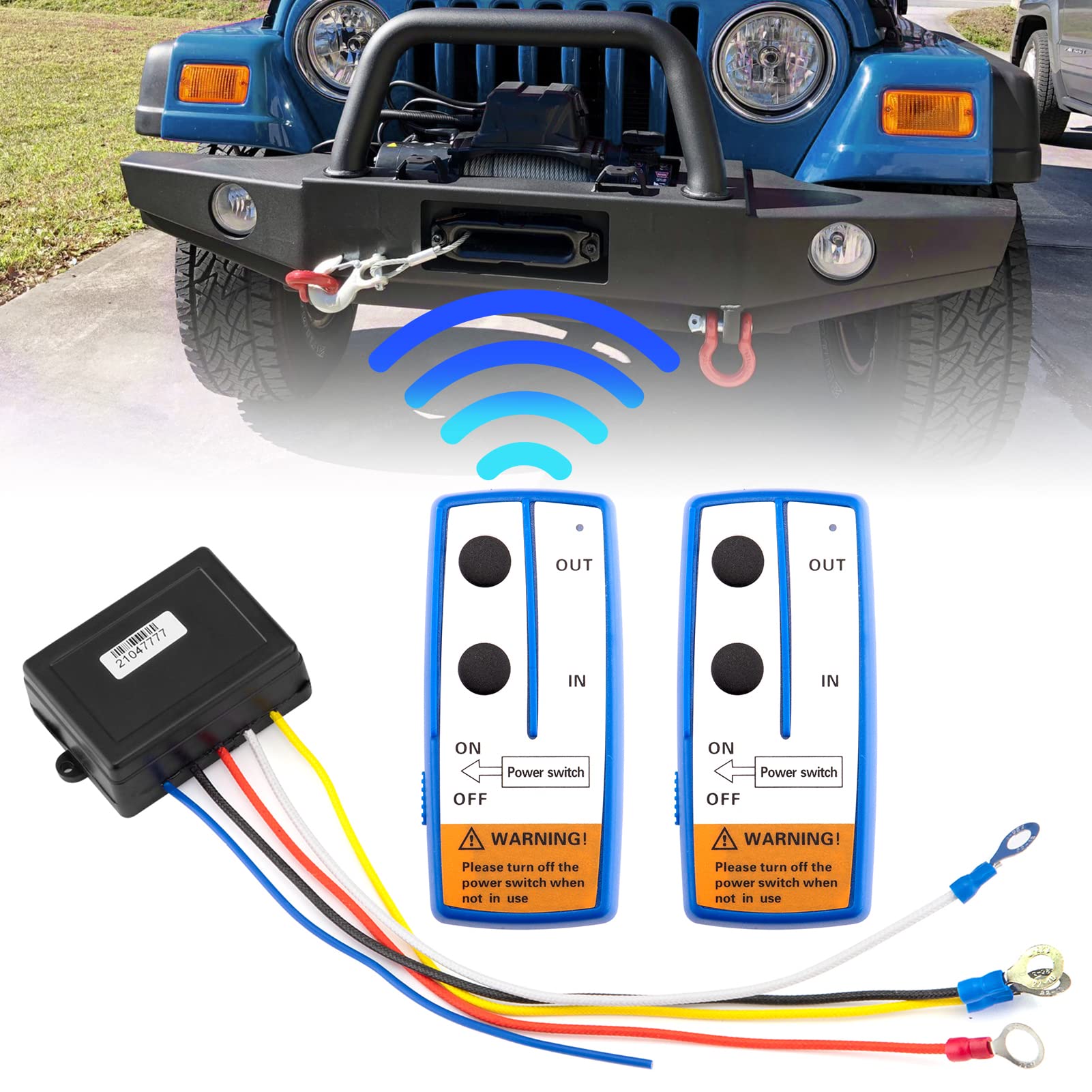 Wsays receiver close-up highlighting durable housing and easy wiring benefit