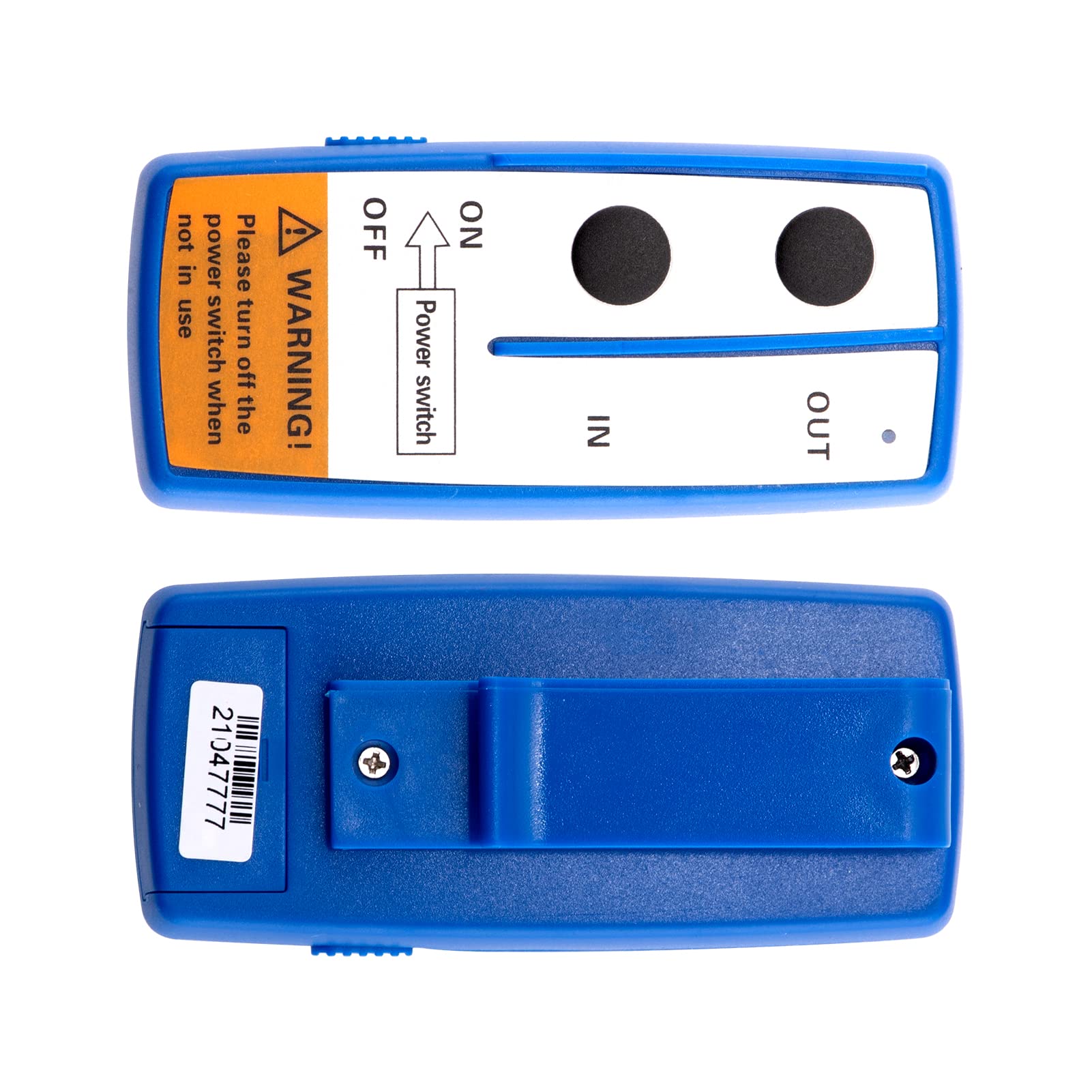 Wsays transmitter front view with buttons, fast remote control benefit
