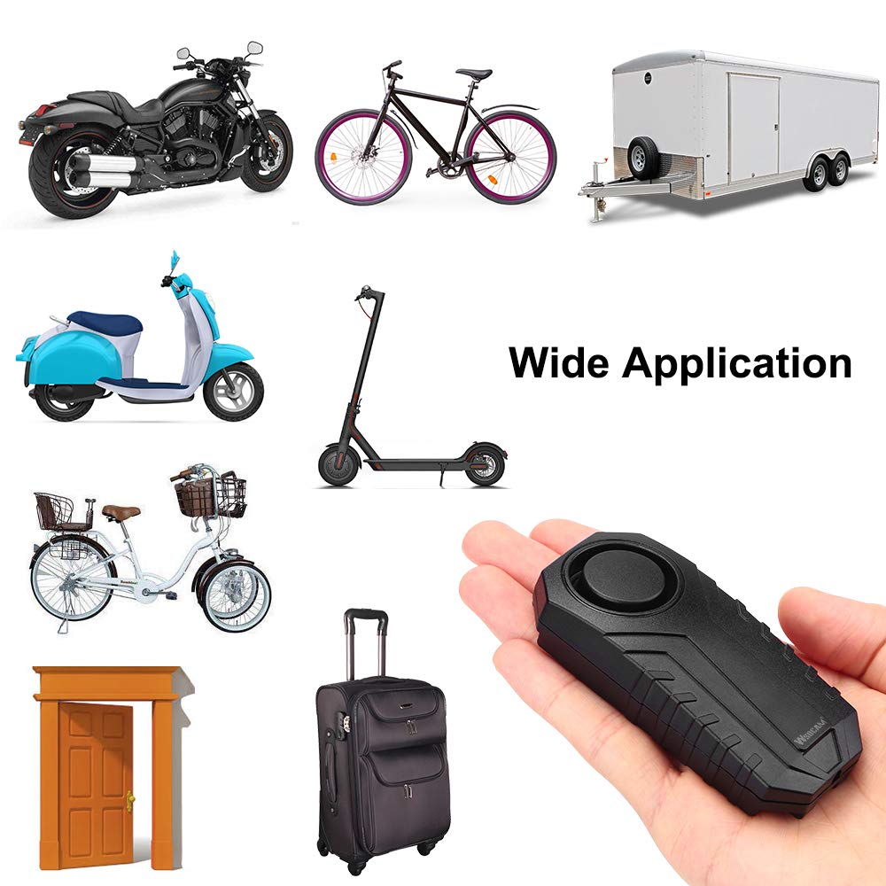 wsdcam on parked bike with remote search, helps quickly locate your vehicle