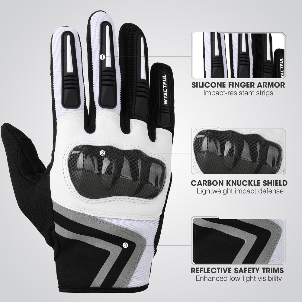 WTACTFUL close-up of carbon fiber knuckle shell demonstrating lightweight impact protection