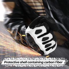 WTACTFUL close-up of carbon knuckle shell offering impact protection