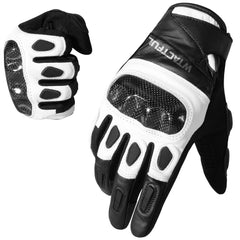 WTACTFUL front view of goatskin gloves showing overall fit and finish