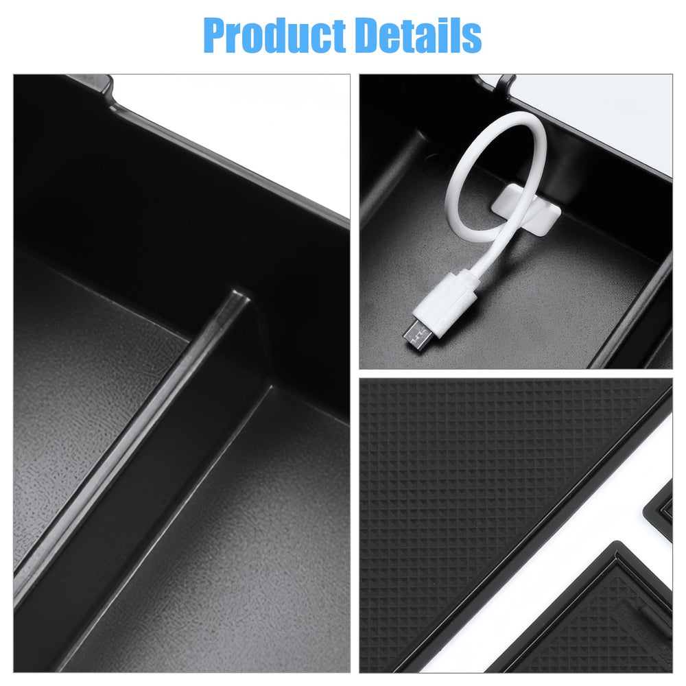 Wuchurth rubber pad detail showing non-slip pads that secure the tray and reduce rattle