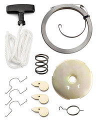Wujexuhe recoil starter front assembly showing complete kit and benefits of full replacement