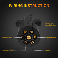 WUSHIXAN lamp mounted on trailer demonstrating visibility and convenience