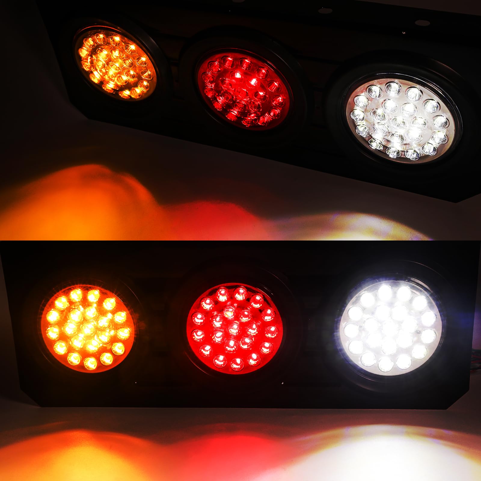 WUSHIXAN closeup of 63 LEDs highlighting bright even illumination benefit
