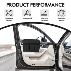 wuyaoyao installed in car door gap showing secure fit and unobstructed window