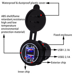 WYMECT blue LED indicator glowing at night, enhances low-light visibility