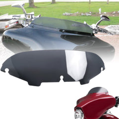 WYNMOTO front view smoke windscreen showing sleek profile and styling benefit