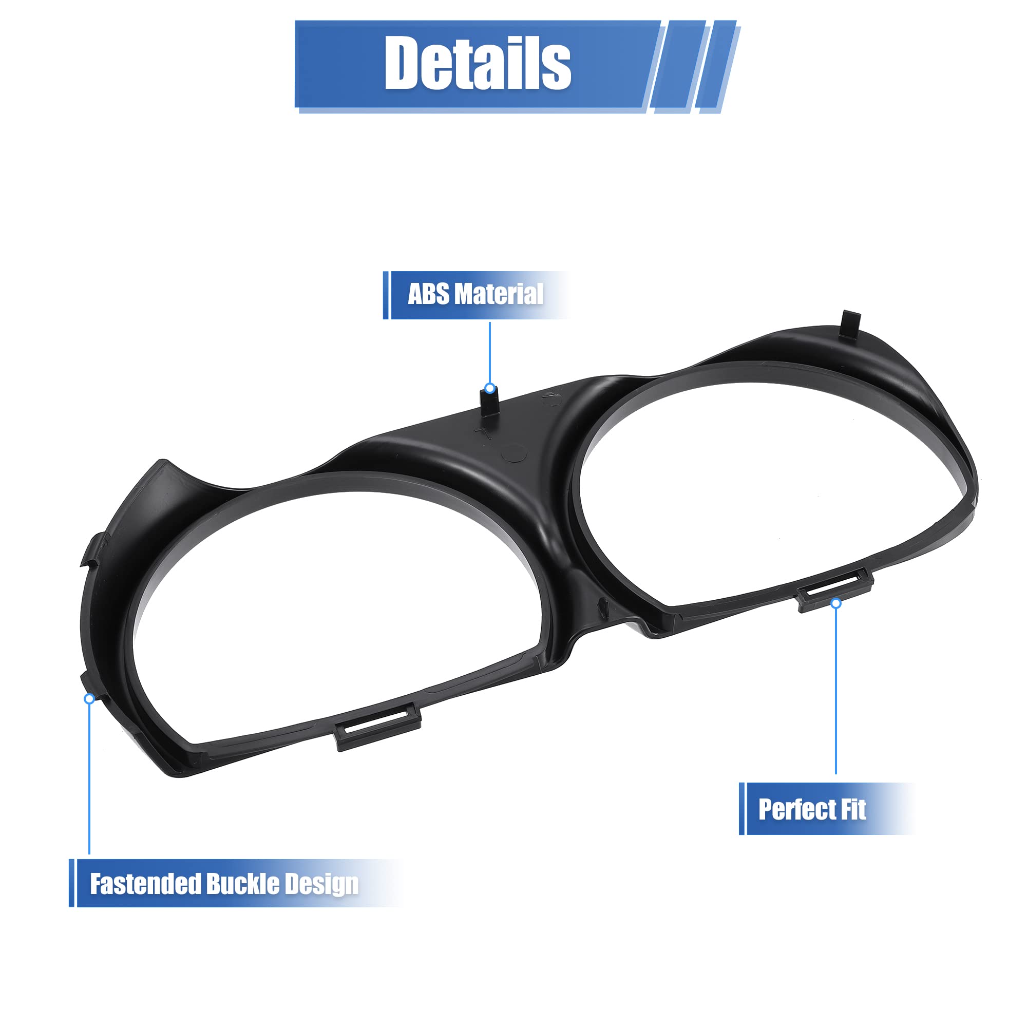 X AUTOHAUX bezel packaging with both left and right pieces included for convenience