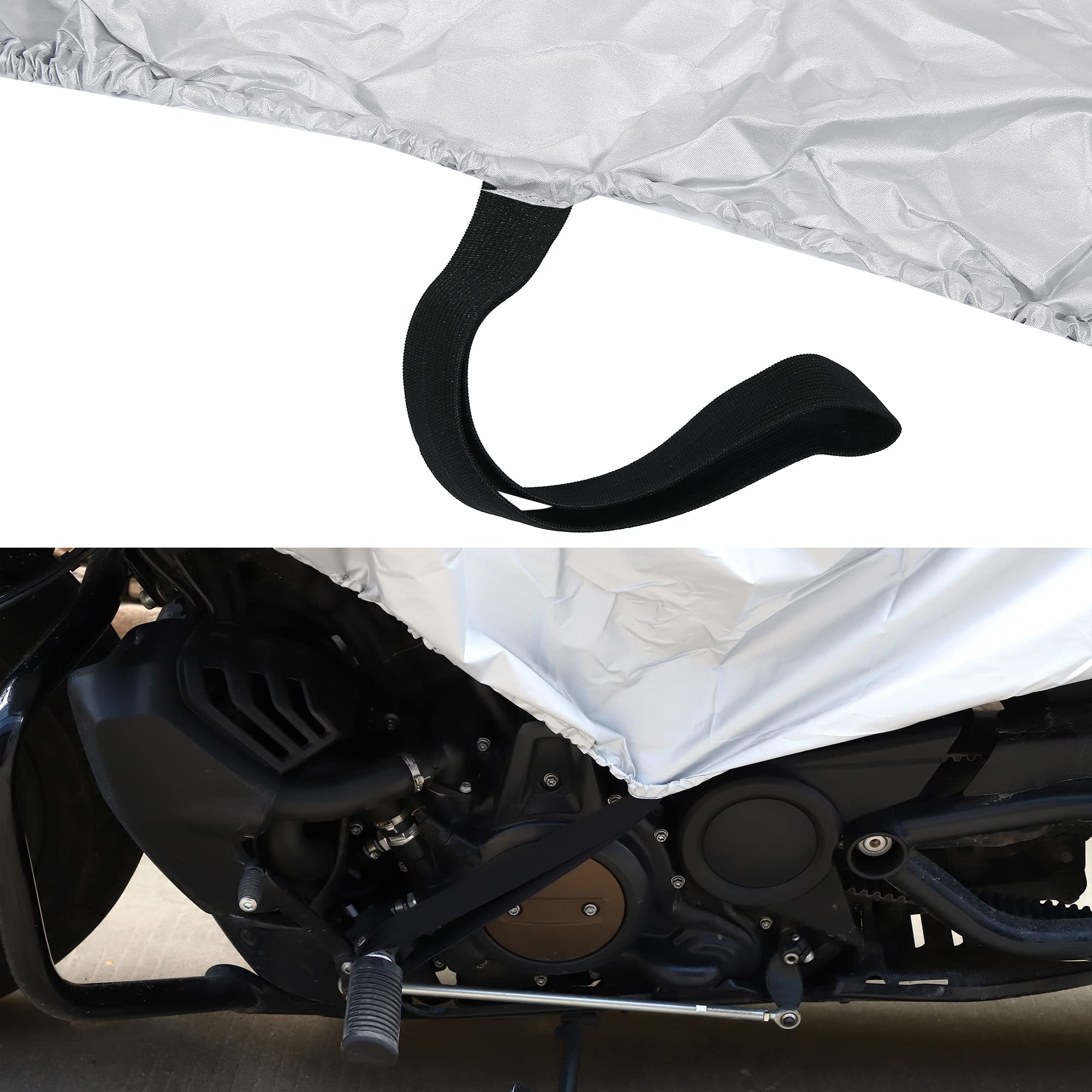 X AUTOHAUX draw cord and lock close-up for wind-resistant adjustment