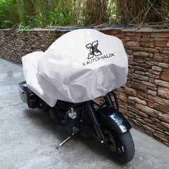X AUTOHAUX elastic hem detail demonstrating secure fit around bike