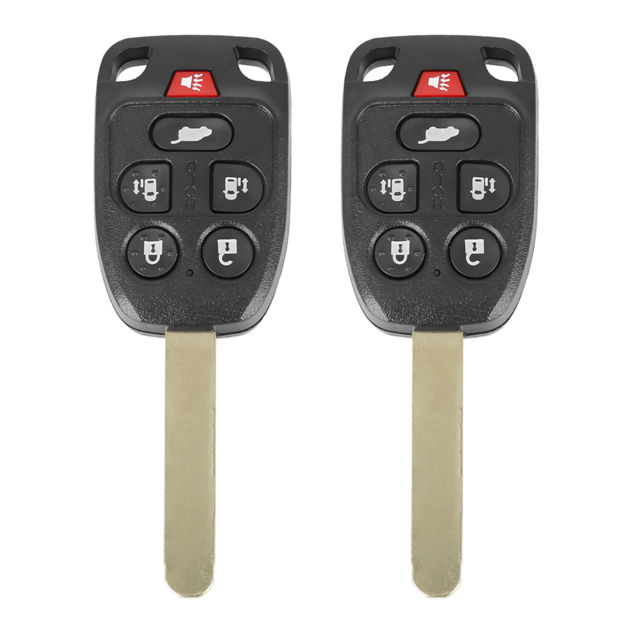 X AUTOHAUX front view of replacement fob showing clean fit and OEM look for easy swap
