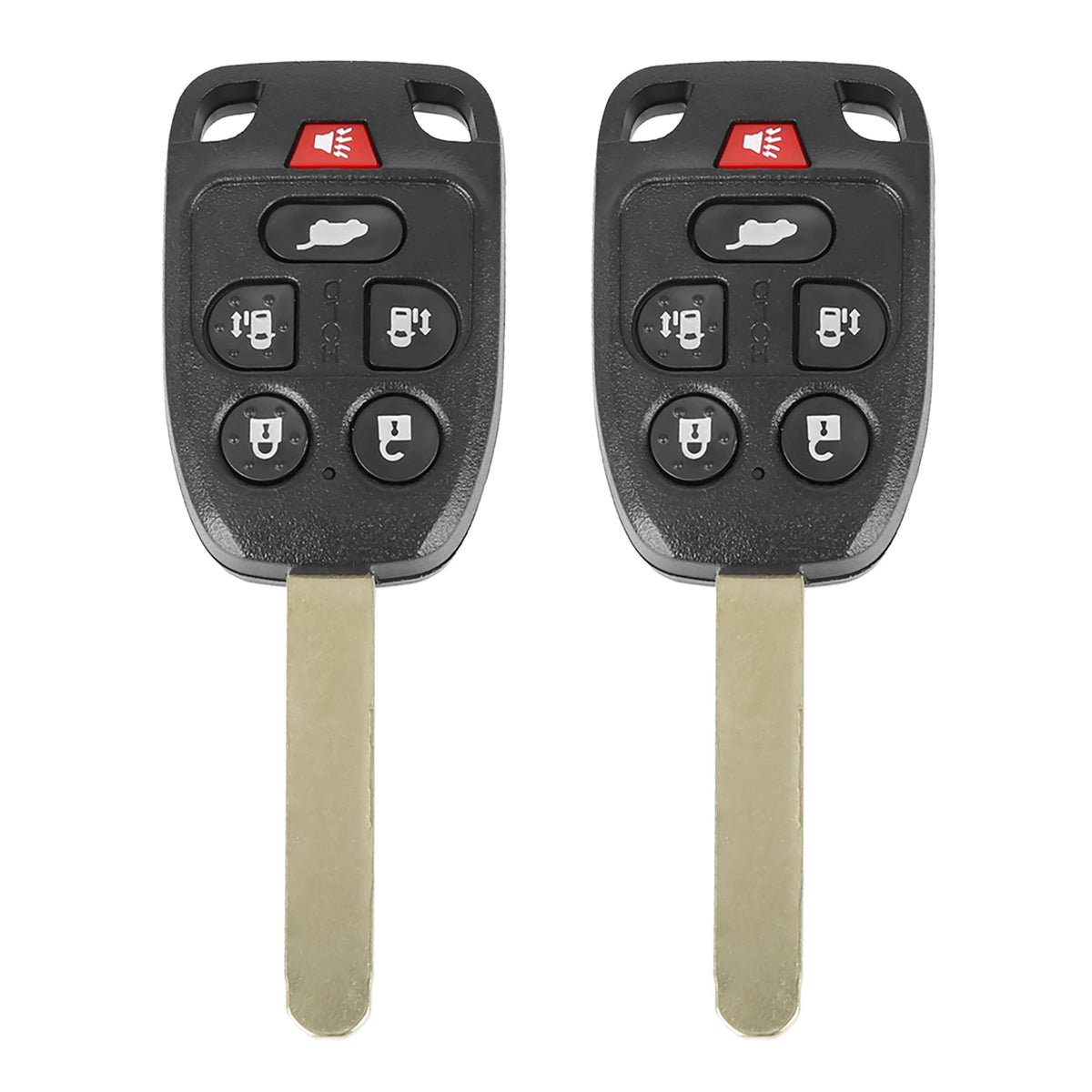 X AUTOHAUX front view of replacement fob showing clean fit and OEM look for easy swap