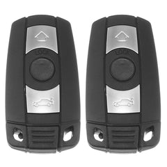 X AUTOHAUX front view key fob showing three-button layout and easy replacement