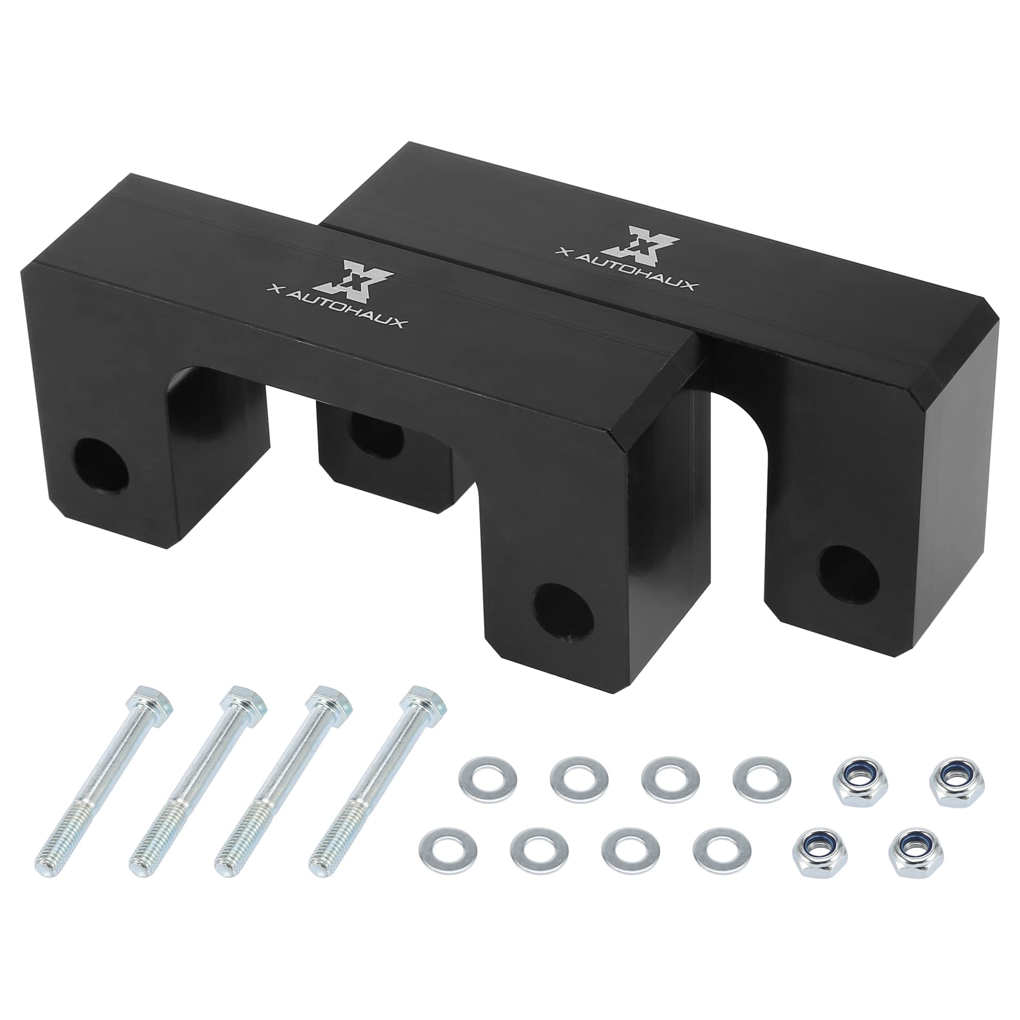 X AUTOHAUX hardware kit contents laid out for easier installation benefit