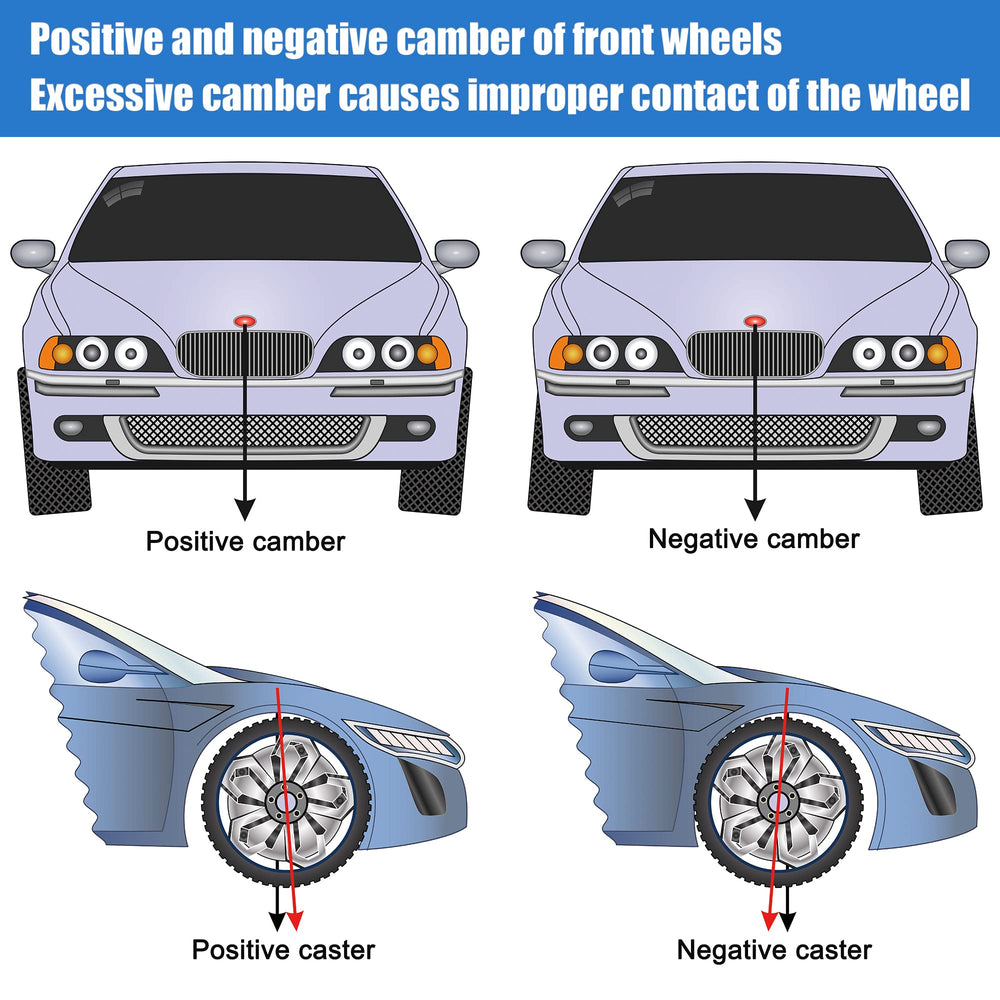 X AUTOHAUX cam bolt installed on front upper control arm improves alignment